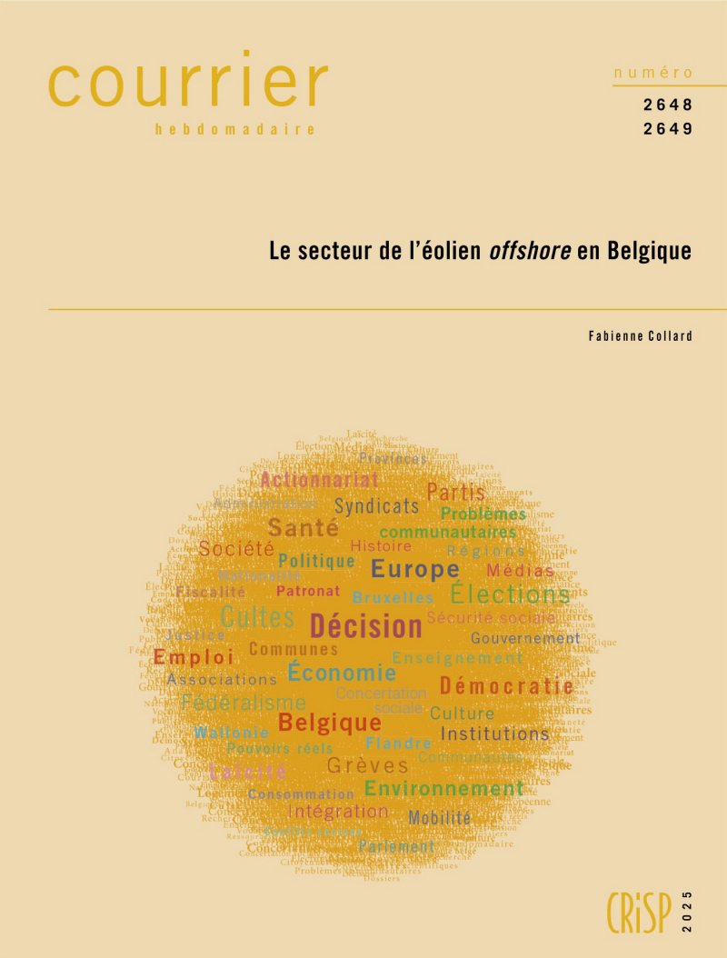 Couverture_Le secteur de l’éolien <i>offshore</i> en Belgique