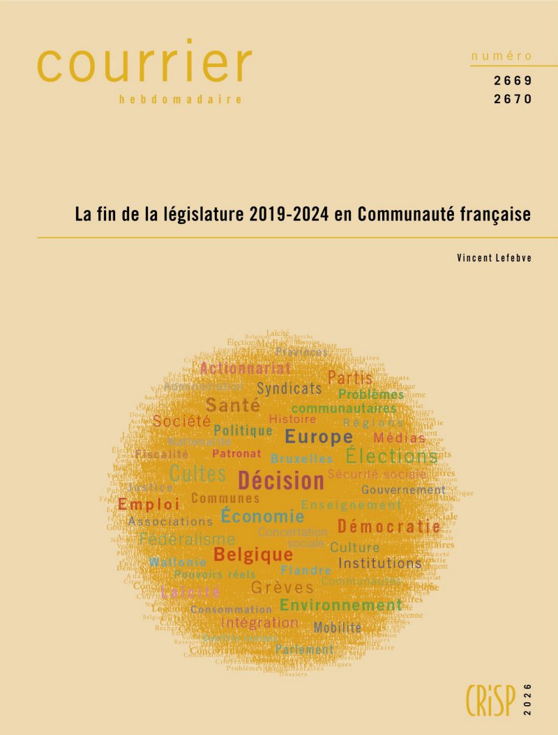 Couverture_La fin de la législature 2019-2024 en Communauté française