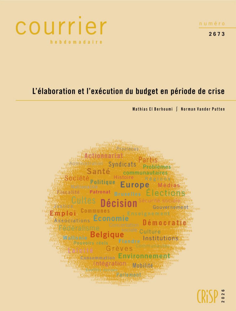 Couverture_L’élaboration et l’exécution du budget en période de crise